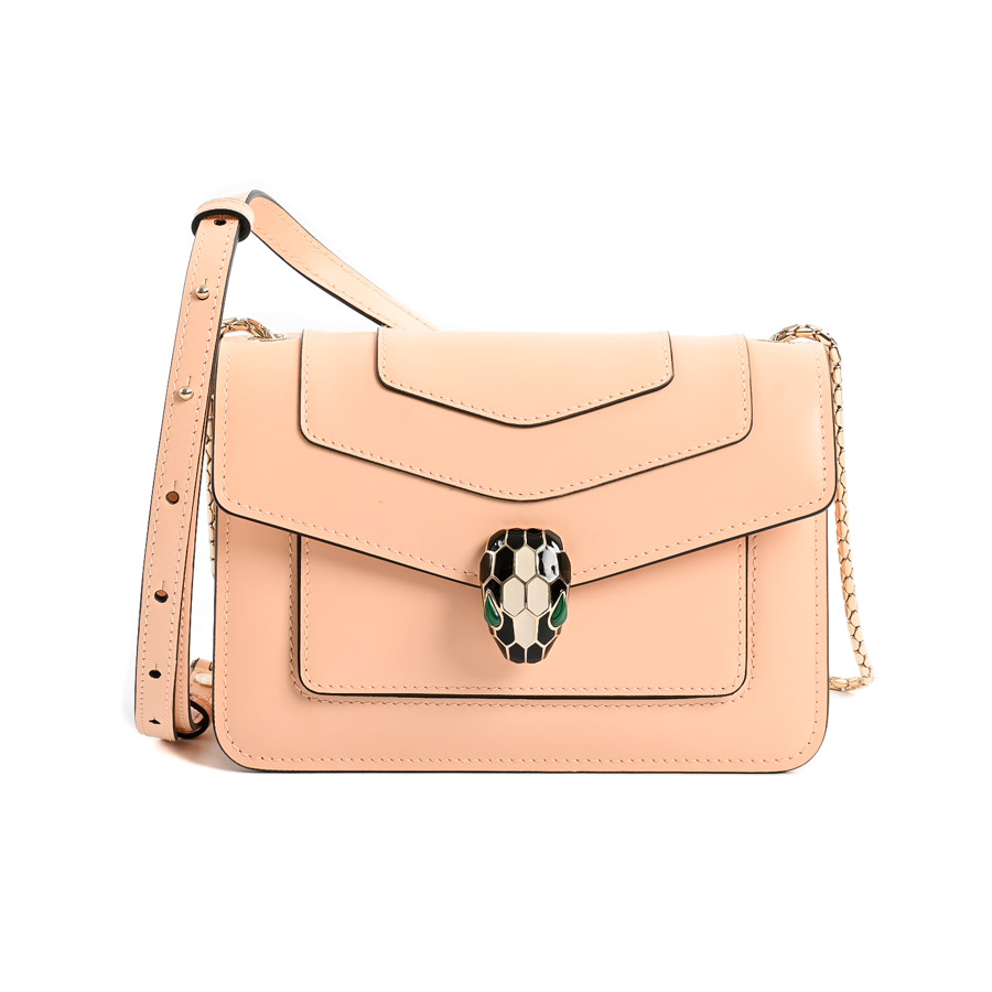 【中古A品】  ブルガリ フォーエバーショルダーバッグ   カーフ 新宿歌舞伎町店