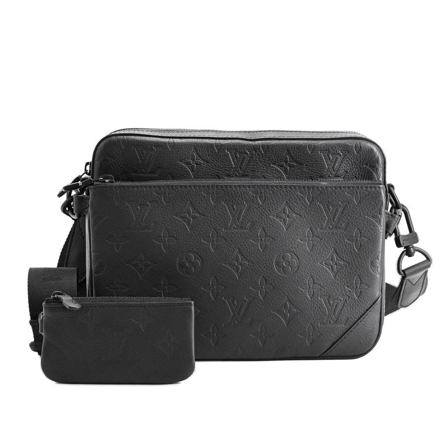 【中古A品】  ルイヴィトン トリオメッセンジャー モノグラムシャドウ M46602  銀座