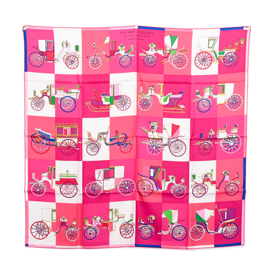 【中古SA品】  エルメス カレ90   シルク 元町本店