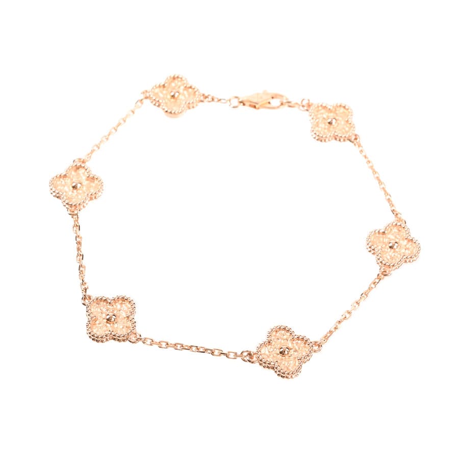 【中古A品】  ヴァンクリーフアーペル スウィートアルハンブラ  VCARO8DD00 K18ピンクゴールド 新宿歌舞伎町店