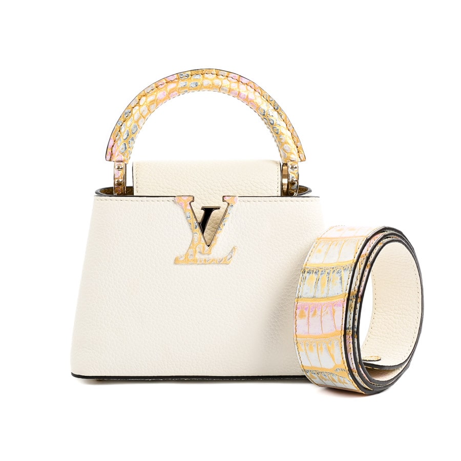 【中古A品】  ルイヴィトン カプシーヌMINI  N85551 トリヨンレザー 銀座