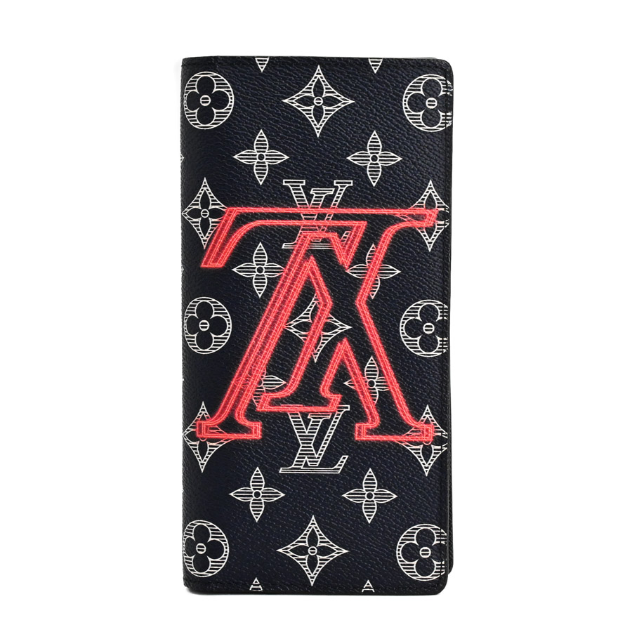 【中古A品】  ルイヴィトン ポルトフォイユブラザ モノグラムインク M62893  横浜関内店