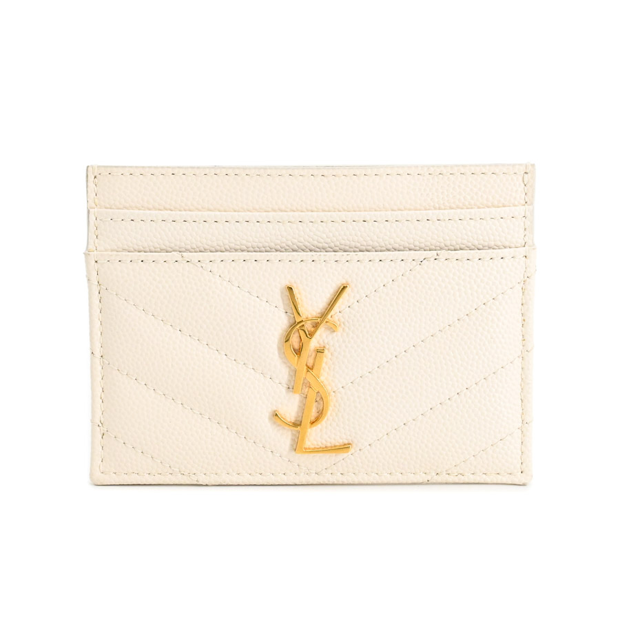 【中古AB品】  サンローラン カードケース  370775 カタオシレザー 元町本店