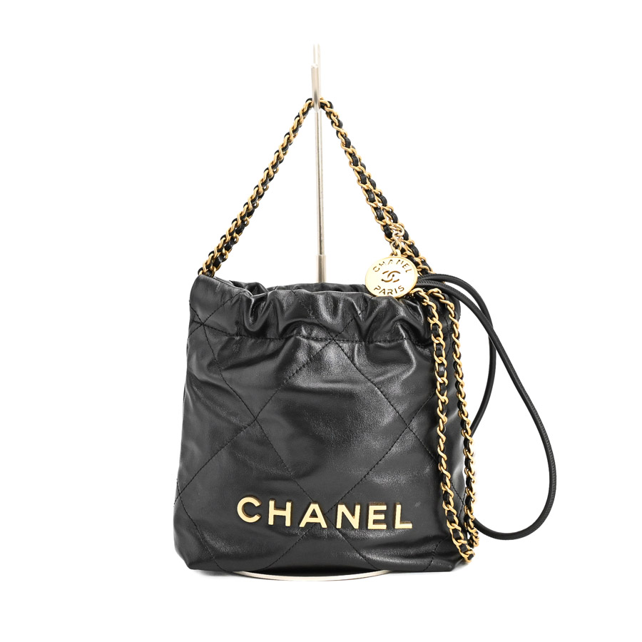 【未使用品】  シャネル CHANEL22ミニハンドバッグ CHANEL22 AS3980 カーフ 元町本店