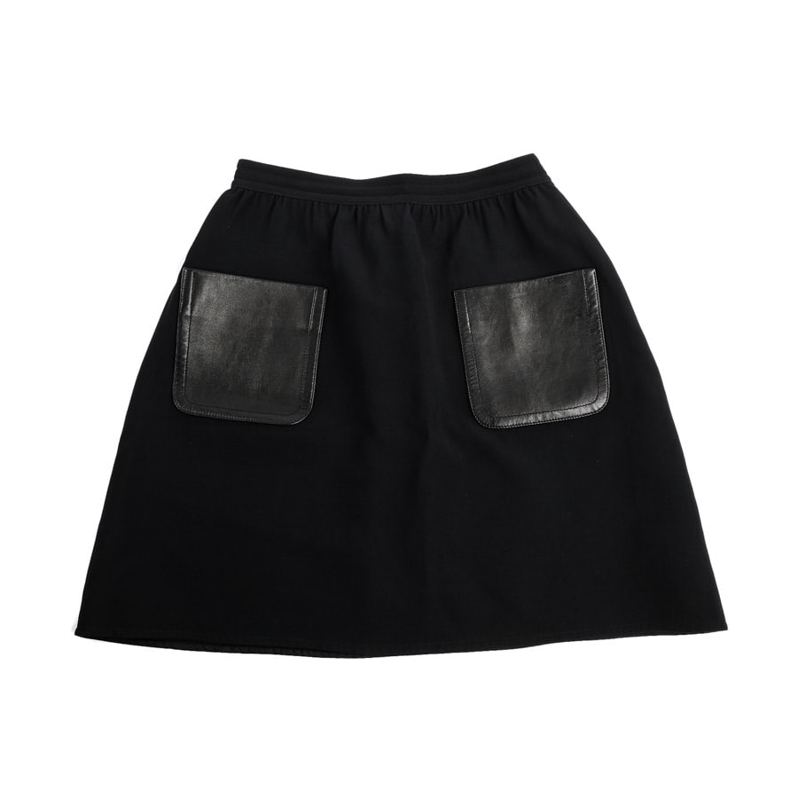 【中古A品】  ルイヴィトン スカート  FHJU95 ウール THE YOKOHAMA FRONT