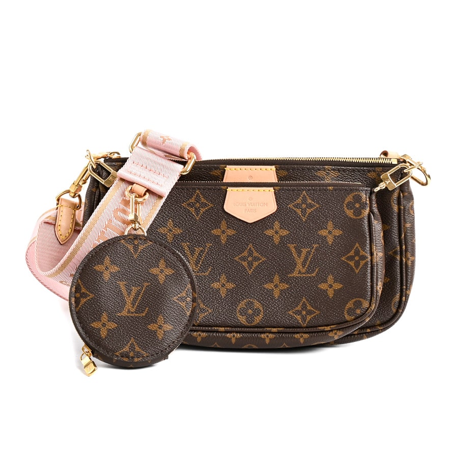 【中古A品】  ルイヴィトン ミュルティポシェットアクセソワール モノグラム M44840  銀座