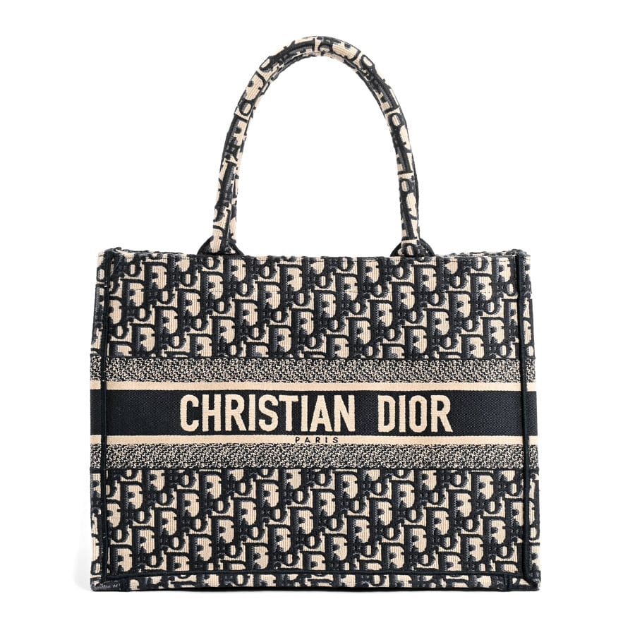 【中古AB品】  ディオール ブックトートミディアム   ジャガード 新宿歌舞伎町店