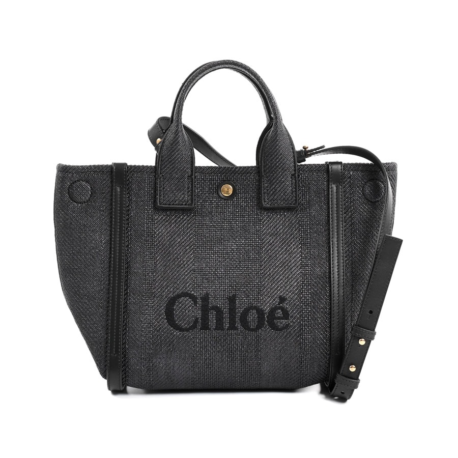 【中古A品】  クロエ CARRYスモールトートバッグ   ストロー 新宿歌舞伎町店