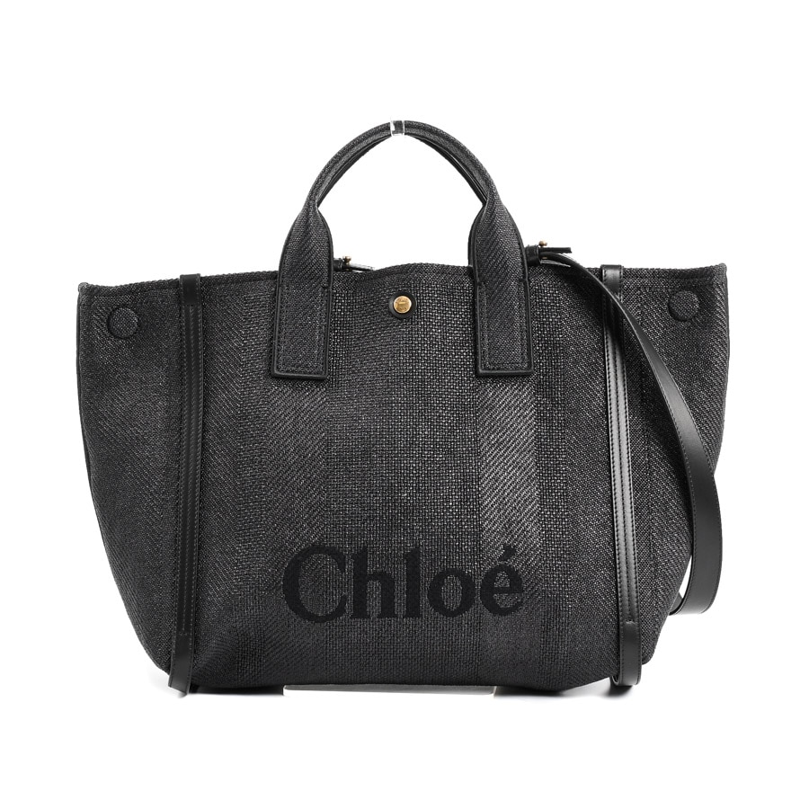 【中古A品】  クロエ CARRYミディアムトート   ストロー 横浜関内店