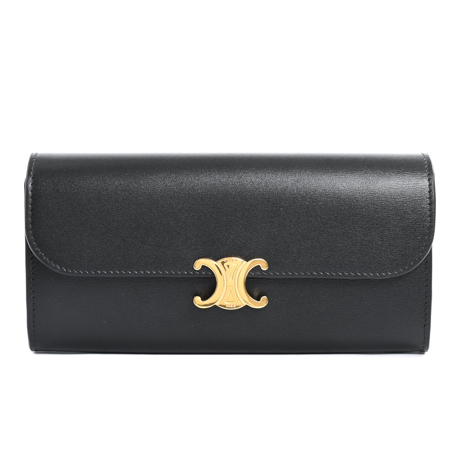 【中古SA品】  セリーヌ ラージウォレットトリオンフ  10E313 カーフ 横浜関内店