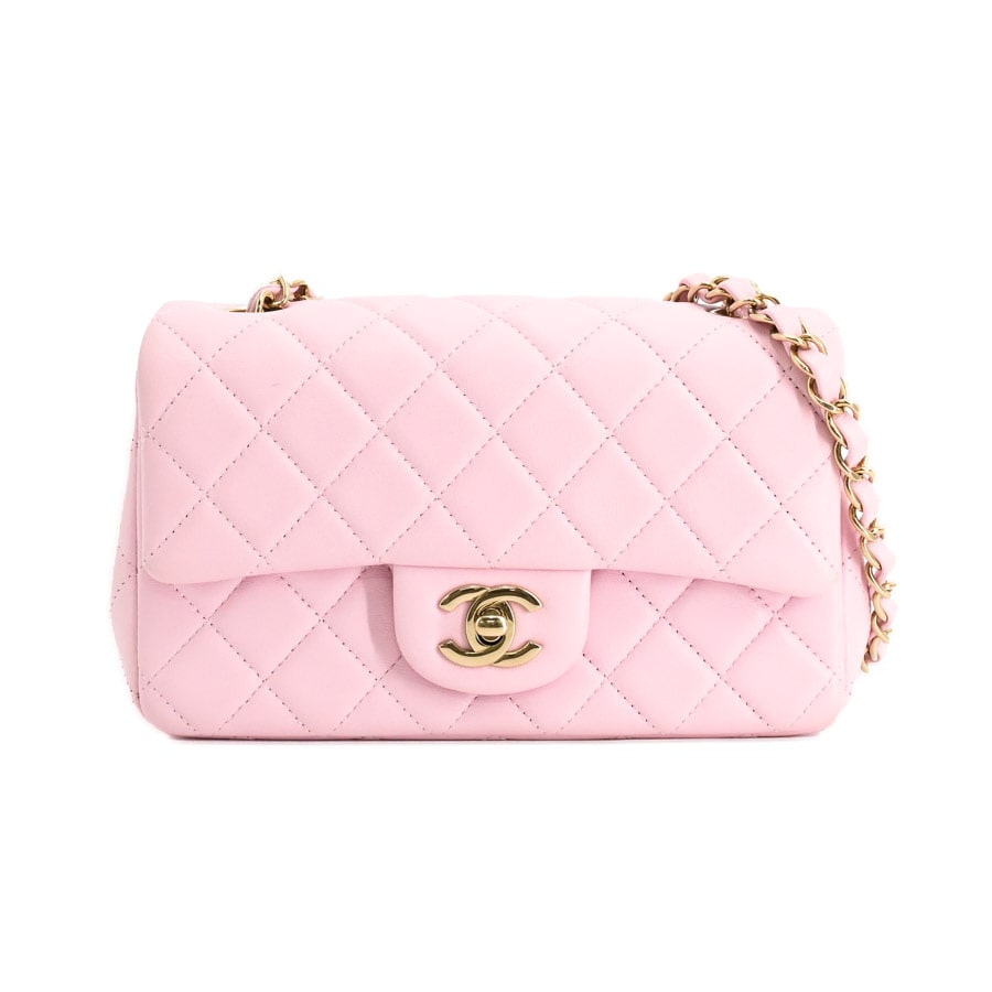 【中古AB品】  シャネル ミニクラシックハンドバッグ  A69900 ラムスキン 元町本店