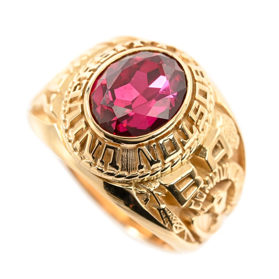 【中古A品】  ノンブランドジュエリー カレッジリング   K18YG 元町本店