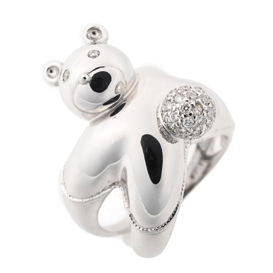 【中古A品】  ポンテヴェキオ ダイヤ リング   K18ホワイトゴールド 元町本店