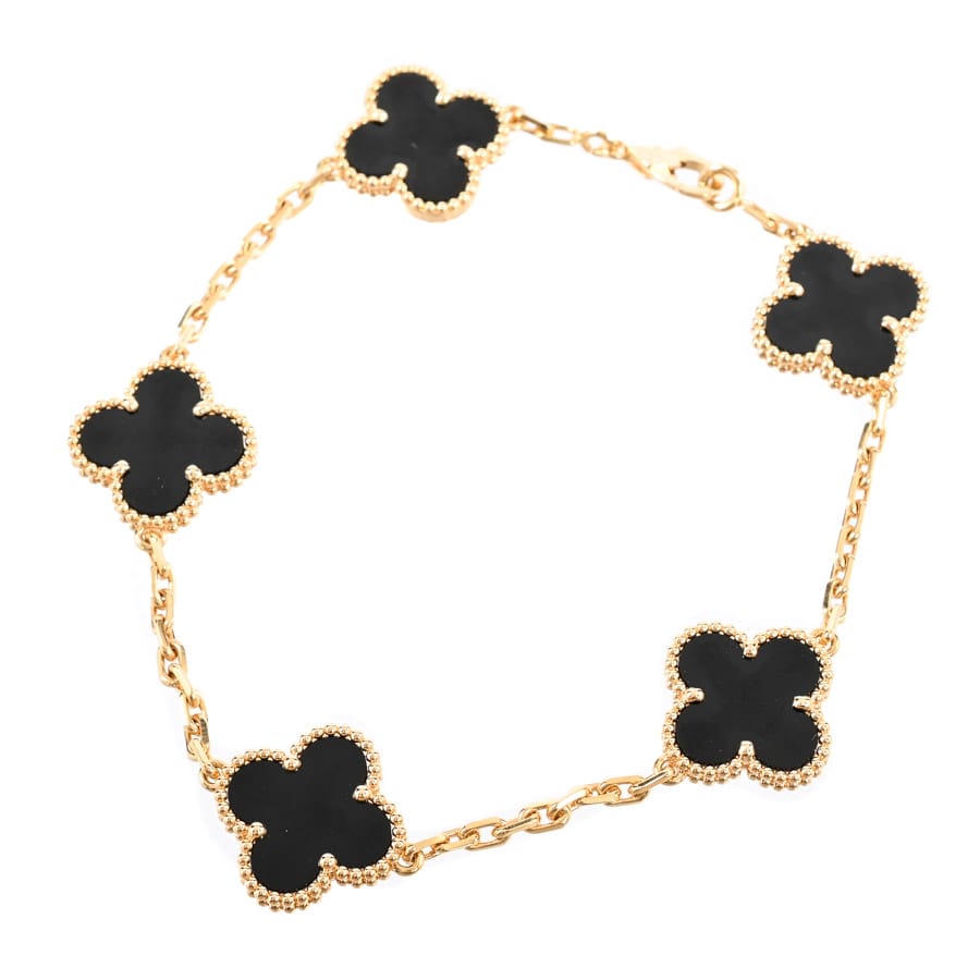 【中古A品】  ヴァンクリーフアーペル ヴィンテージアルハンブラ  VCARA41300 K18イエローゴールド 新宿歌舞伎町店