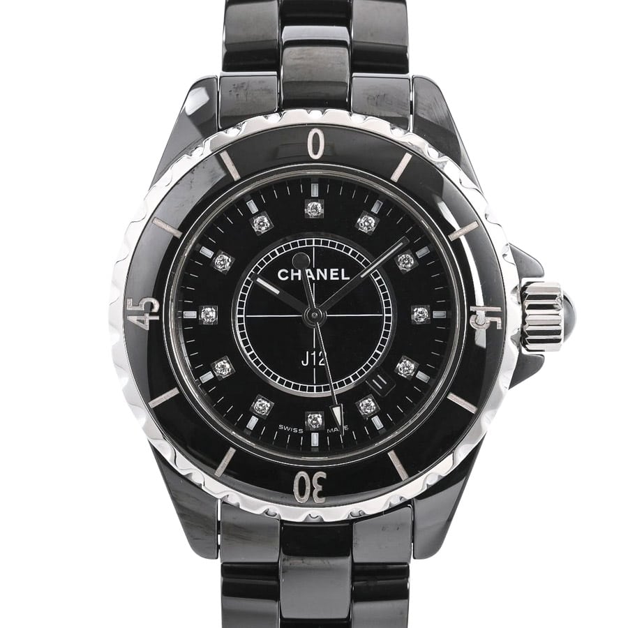 【中古A品】  シャネル J12 33mm  H1625 セラミック 銀座