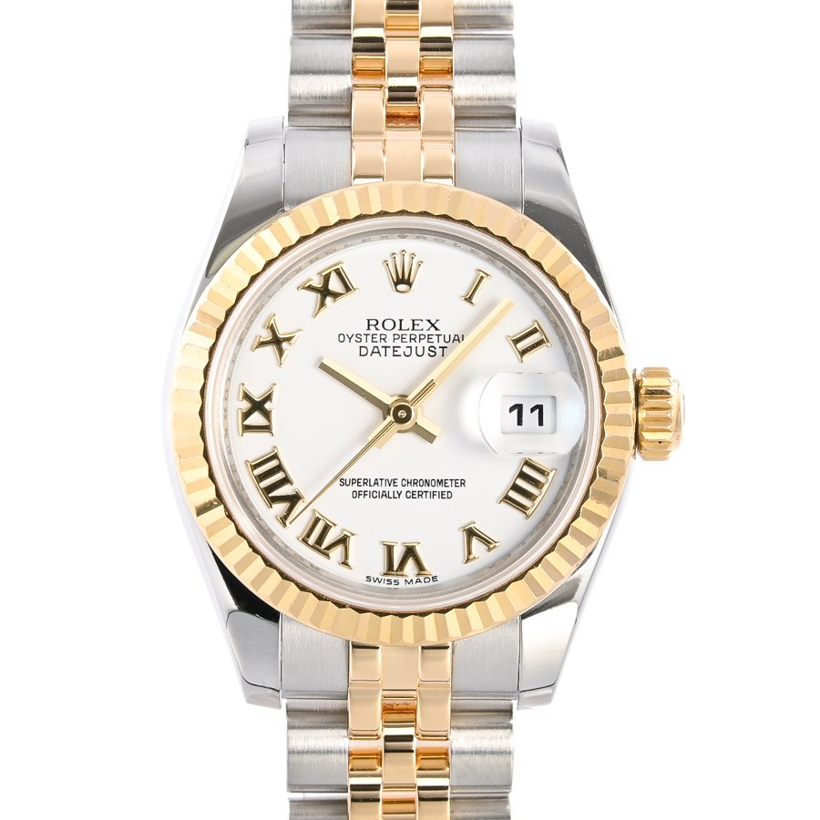 【中古A品】  ロレックス デイトジャスト  179173 ステンレス/イエローゴールド 銀座
