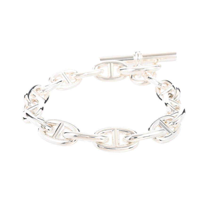 【未使用品】  エルメス シェーヌダンクルMM   シルバー925(SV925) 元町本店