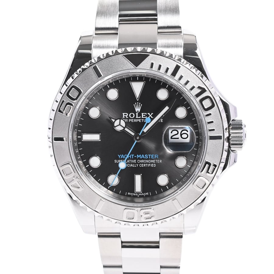 【中古A品】  ロレックス ヨットマスター  116622 ステンレス/プラチナ THE YOKOHAMA FRONT
