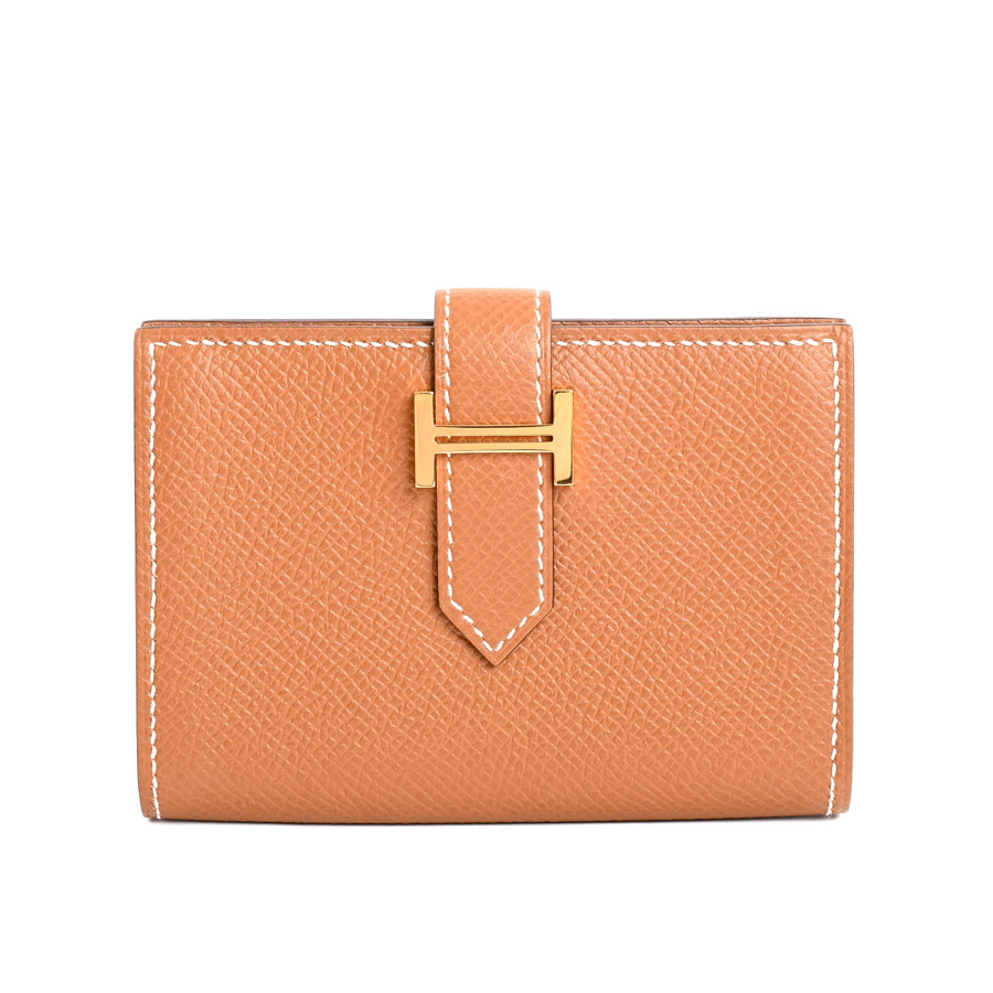 【中古A品】  エルメス ベアンカードケース   ヴォーエプソン 横浜関内店