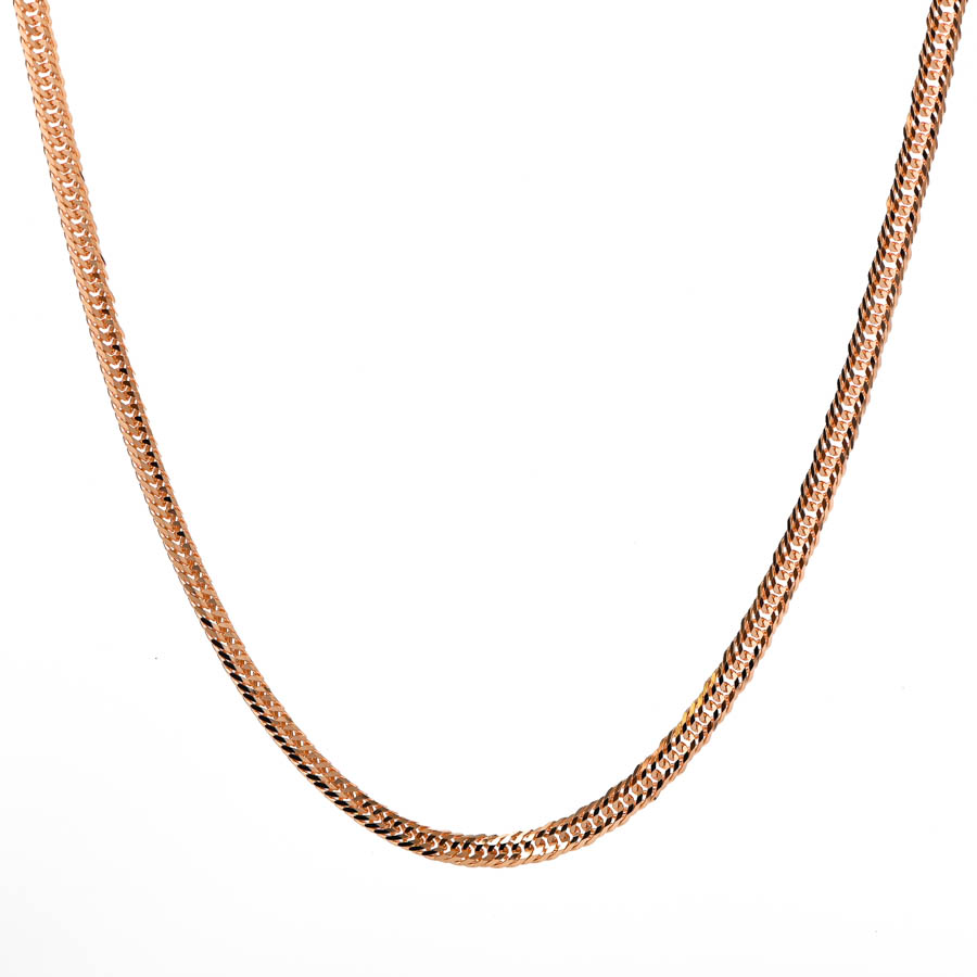 【新品】  ノンブランドジュエリー 喜平ネックレス 12面トリプル 11.4g   K18ローズゴールド 横浜関内店