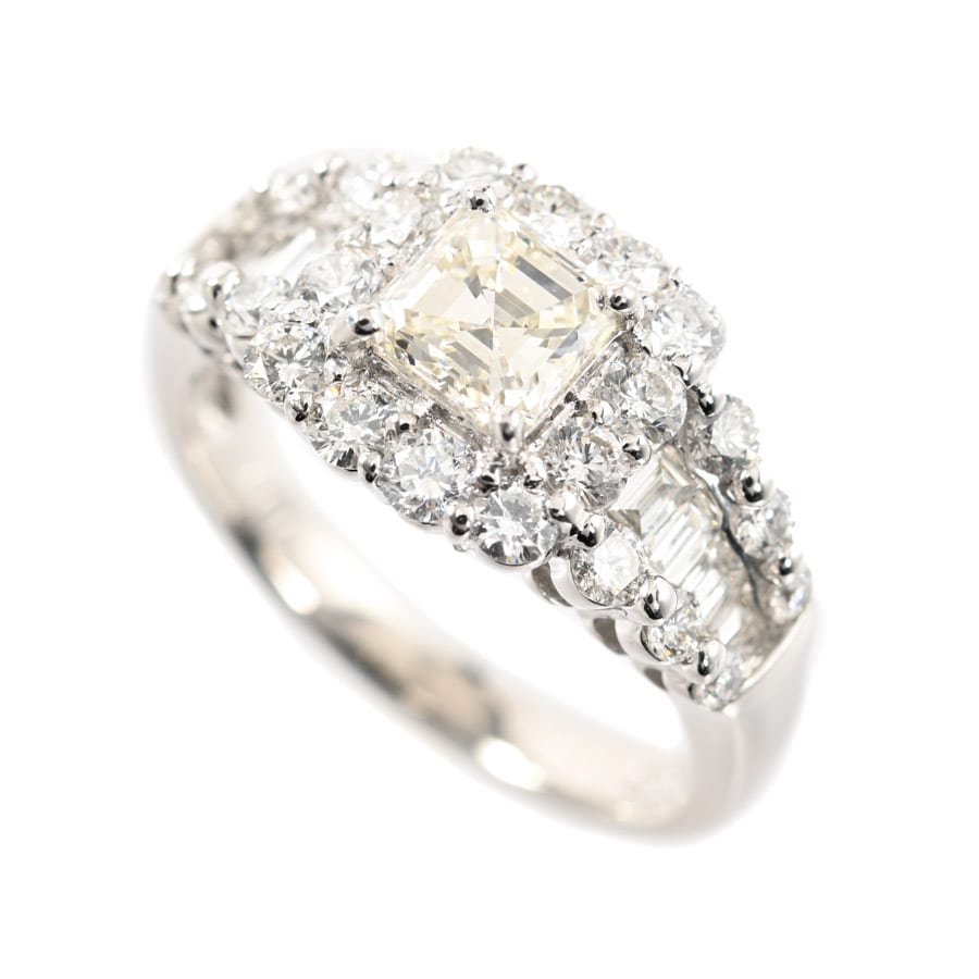 【中古A品】  ノンブランドジュエリー ダイヤ リング   プラチナ900 元町本店