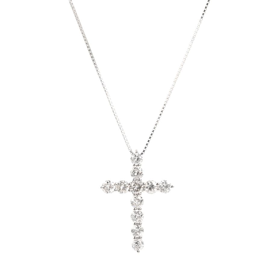 【中古A品】  ノンブランドジュエリー クロス   プラチナ900/850 横浜関内店