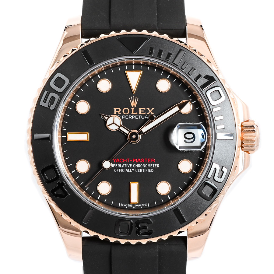 【中古A品】  ロレックス ヨットマスター37  268655 ピンクゴールド 銀座