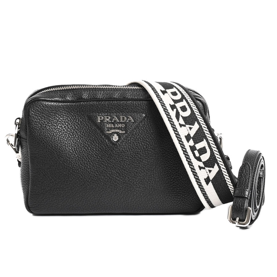 【中古A品】  プラダ ヴィッテロダイノスモールショルダー  1BH082 型押しレザー 横浜関内店