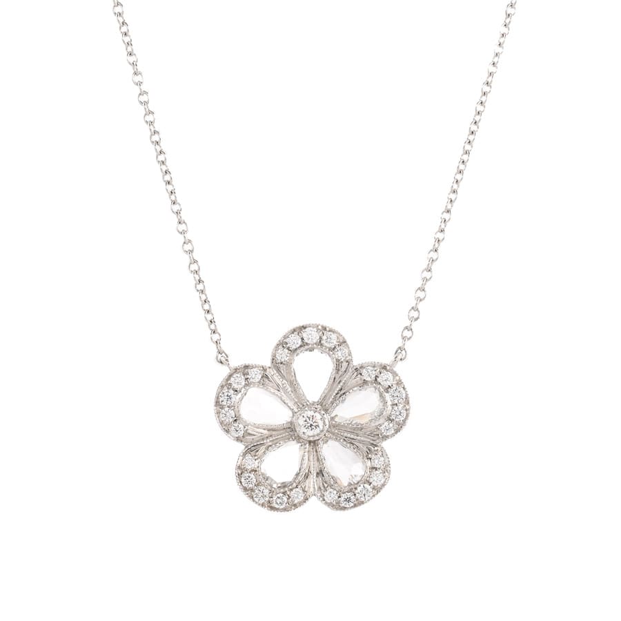 【中古A品】  ティファニー ガーデンフラワー   Pt950 元町本店