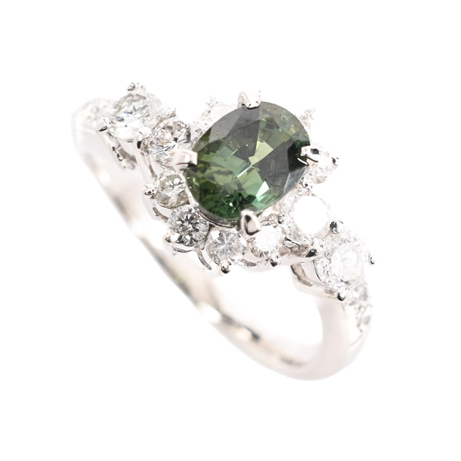 【中古A品】  ノンブランドジュエリー サファイア リング   プラチナ900 元町本店