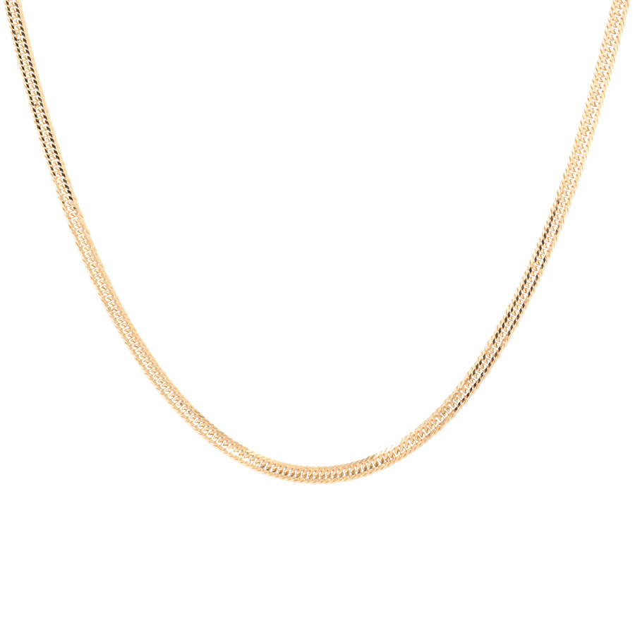 【中古A品】  ノンブランドジュエリー 喜平ネックレス 8面トリプル 11.4g   K18YG 元町本店