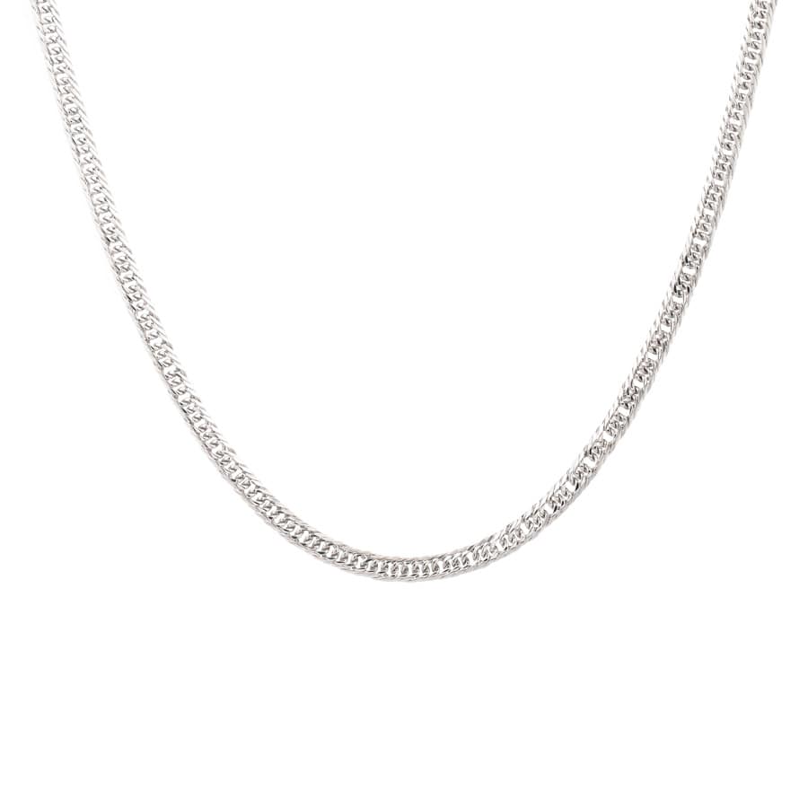 【中古A品】  ノンブランドジュエリー 喜平ネックレス 6面トリプル 9.8g   K18ホワイトゴールド 横浜関内店