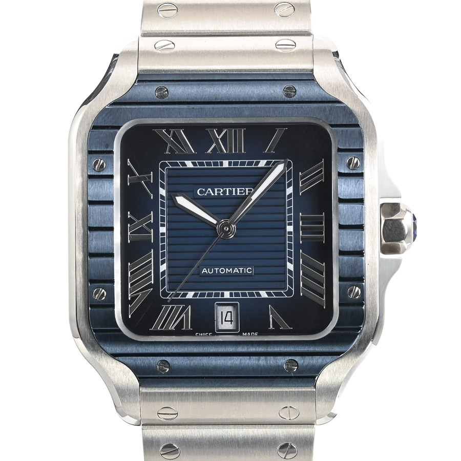 【中古SA品】  カルティエ サントス ドゥ カルティエ LM  WSSA0048 ステンレス 新宿歌舞伎町店