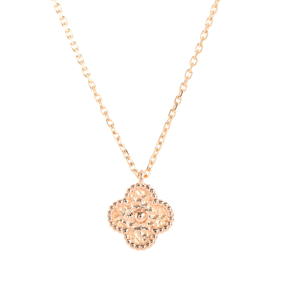 【中古A品】  ヴァンクリーフアーペル スウィートアルハンブラ  VCARO8DF00 K18ピンクゴールド 元町本店