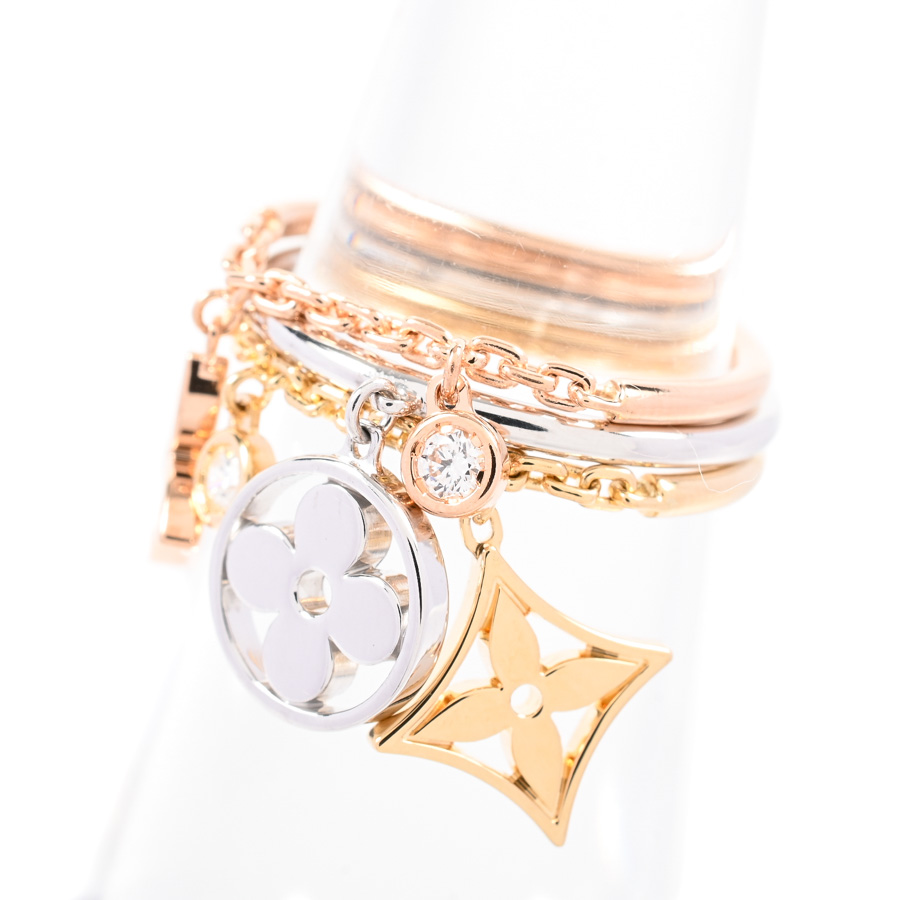 【中古A品】  ルイヴィトン モノグラムイディール パンピーユ   K18YWP 銀座