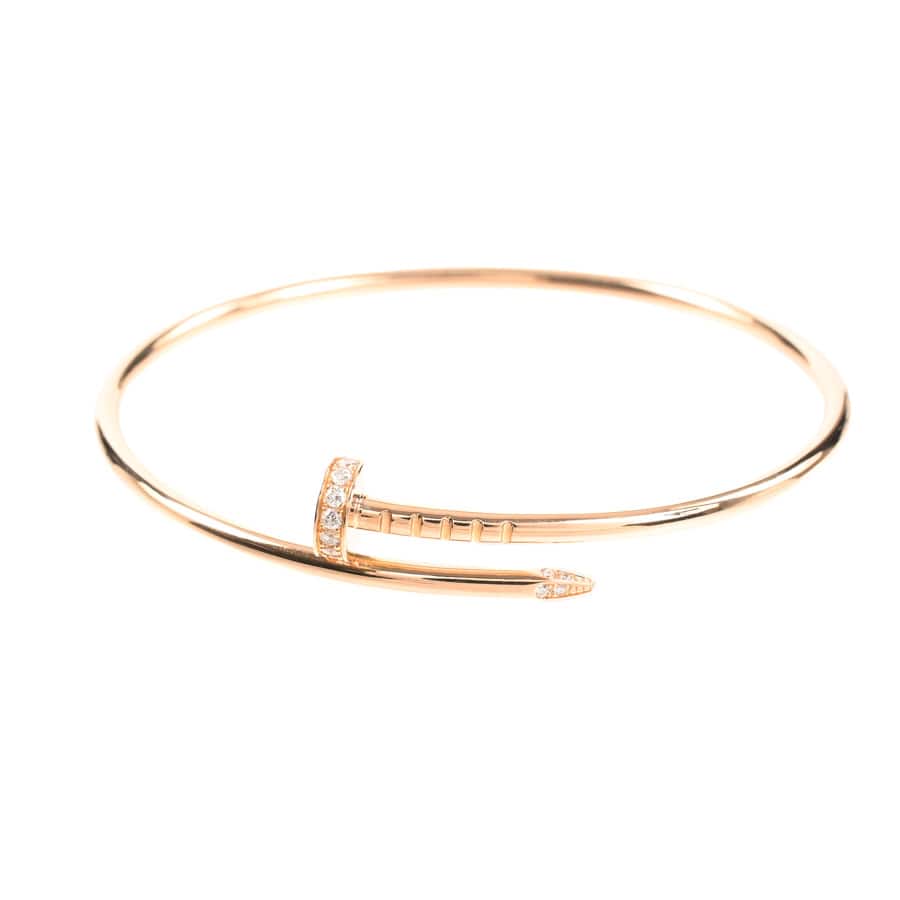 【中古A品】  カルティエ ジュストアンクルSM  B6065816 K18ピンクゴールド 銀座