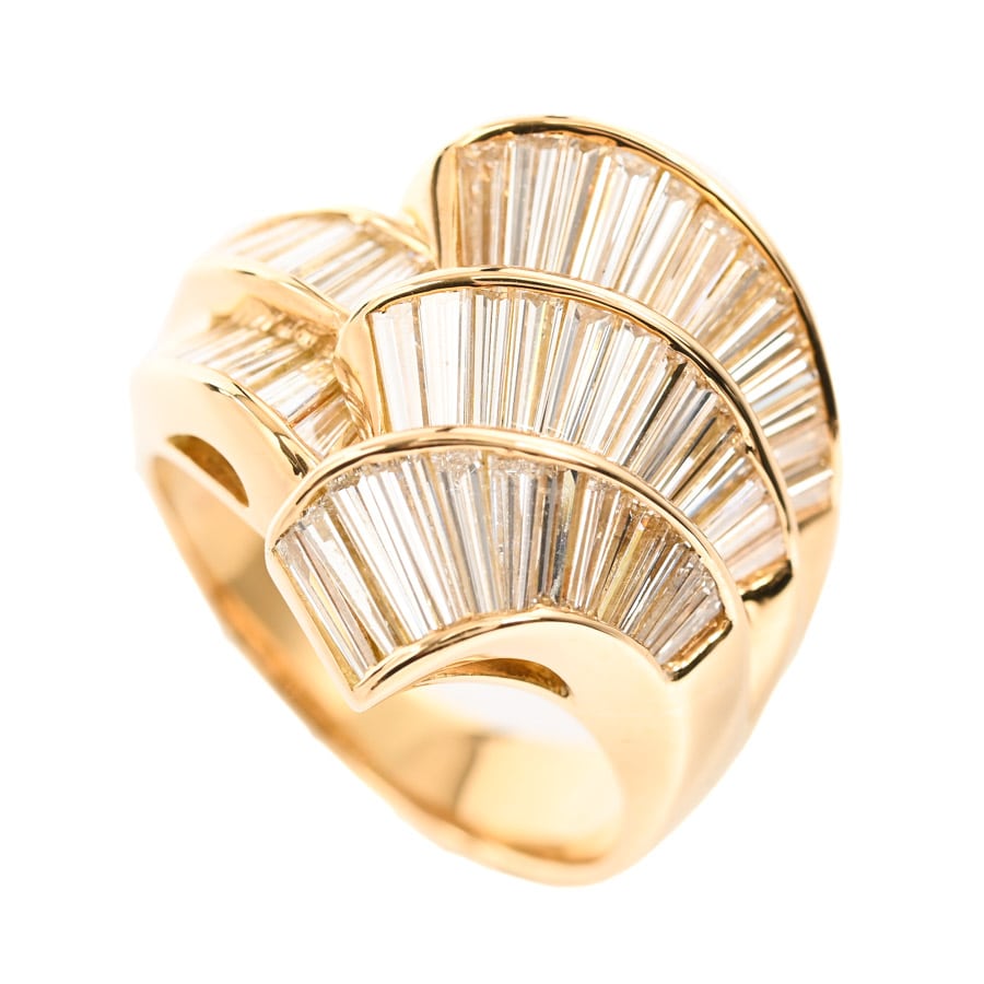 【中古A品】  ポーラ ダイヤ リング   K18イエローゴールド(K18YG) 新宿歌舞伎町店