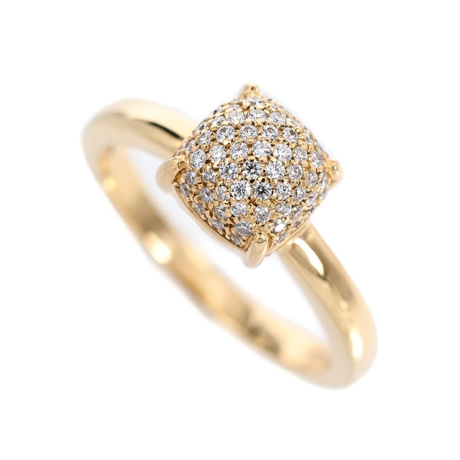 【中古A品】  ティファニー シュガースタック   K18イエローゴールド(K18YG) 元町本店