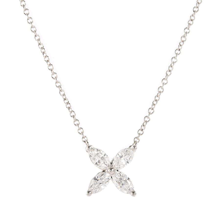 【中古A品】  ティファニー ビクトリア   プラチナ950(Pt950) 銀座