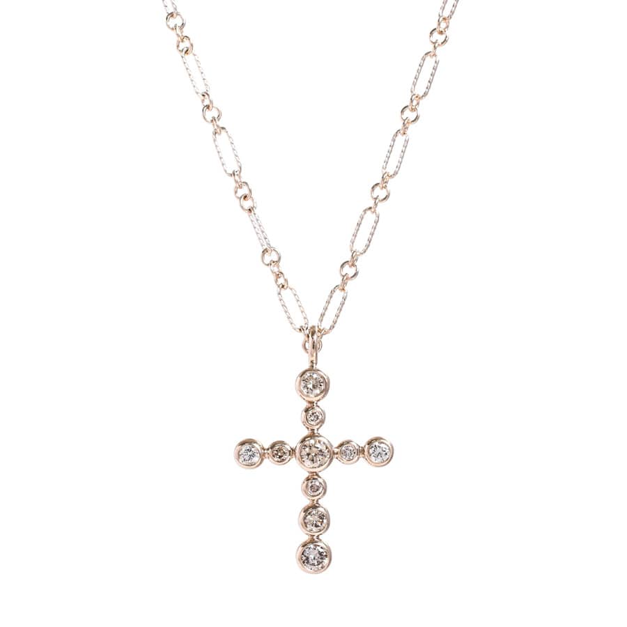 【中古A品】  カシケイ ベゼルクロス   K18ブラウンゴールド(K18BG) 元町本店