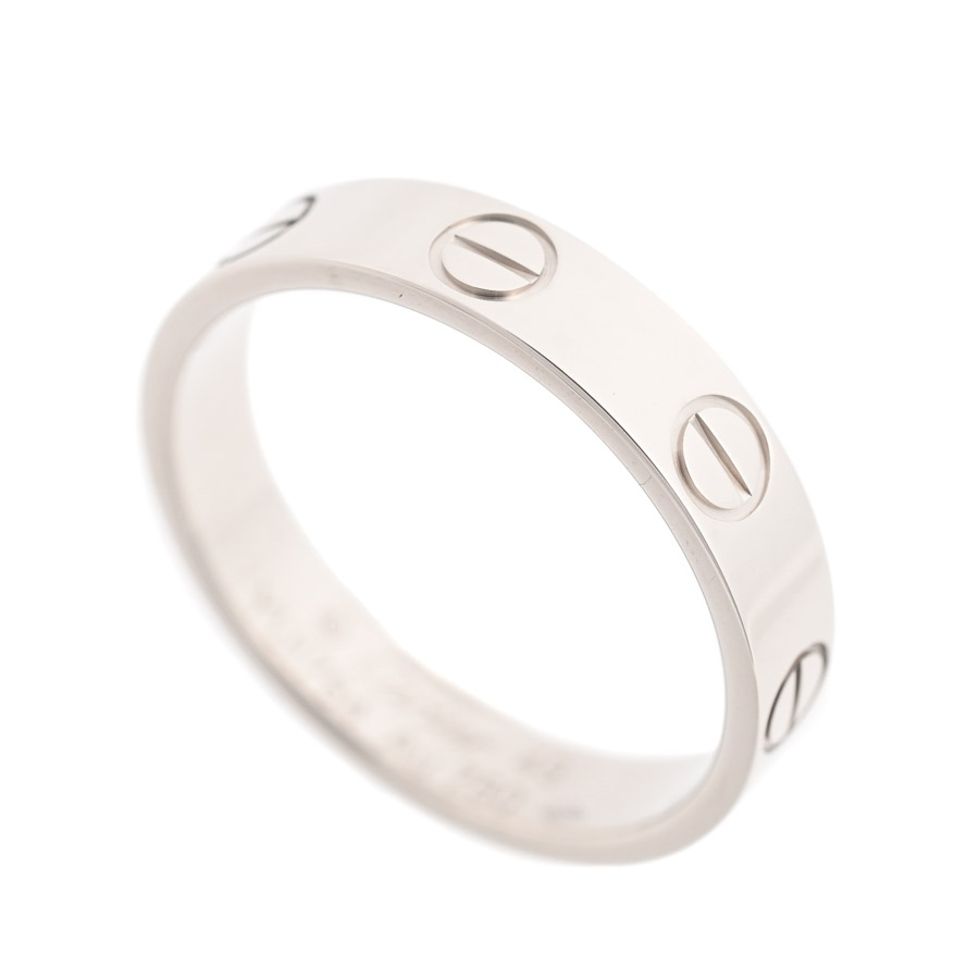 【中古A品】  カルティエ ミニラブリング  B4085149 K18ホワイトゴールド 横浜関内店