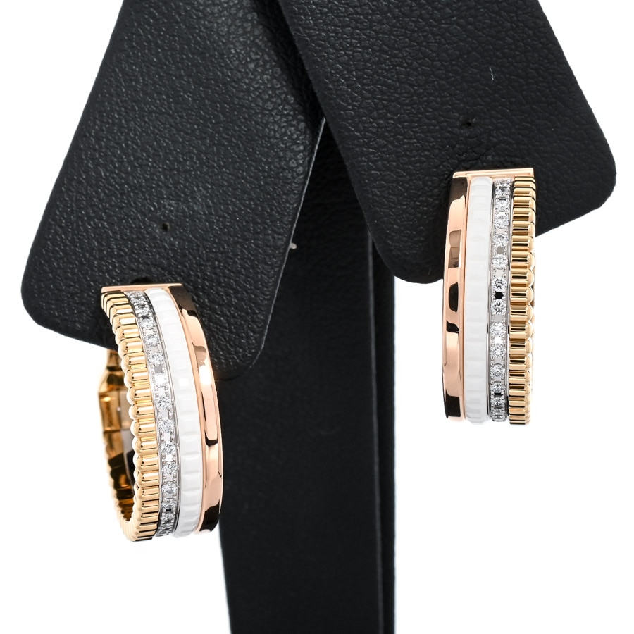 【中古A品】  ブシュロン キャトルホワイトフープ  JCO01469 K18YWP 新宿歌舞伎町店