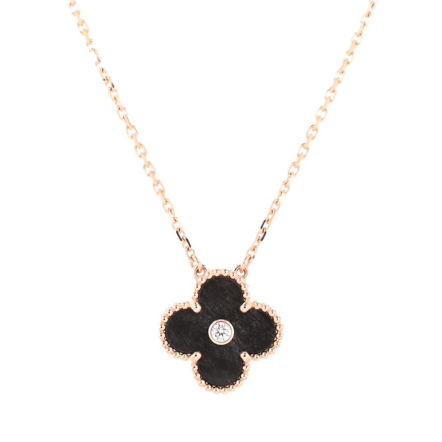 【中古A品】  ヴァンクリーフアーペル ヴィンテージアルハンブラ  VCARP9T000 K18ピンクゴールド THE YOKOHAMA FRONT