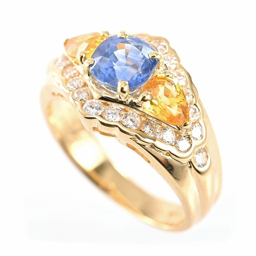 【中古A品】  ノンブランドジュエリー サファイア リング   プラチナ900 元町本店