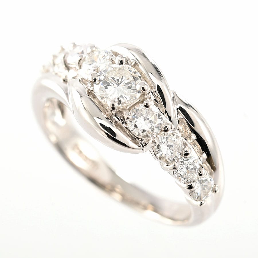 【中古A品】  ノンブランドジュエリー ダイヤ リング   プラチナ900 横浜関内店