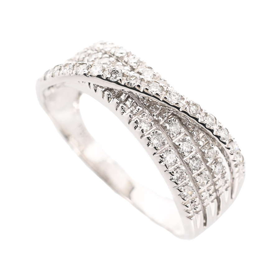 【中古A品】  ノンブランドジュエリー ダイヤ リング   K18ホワイトゴールド 横浜関内店