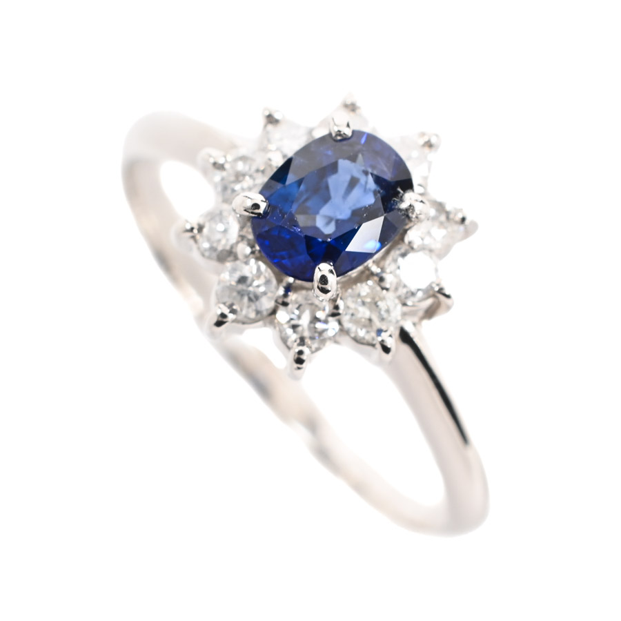 【中古A品】  ノンブランドジュエリー サファイア リング   プラチナ900 横浜関内店