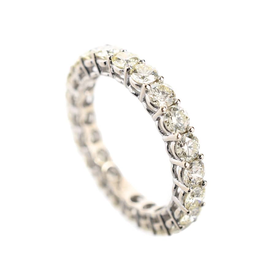 【中古A品】  ノンブランドジュエリー フルエタニティ   K18ホワイトゴールド 横浜関内店