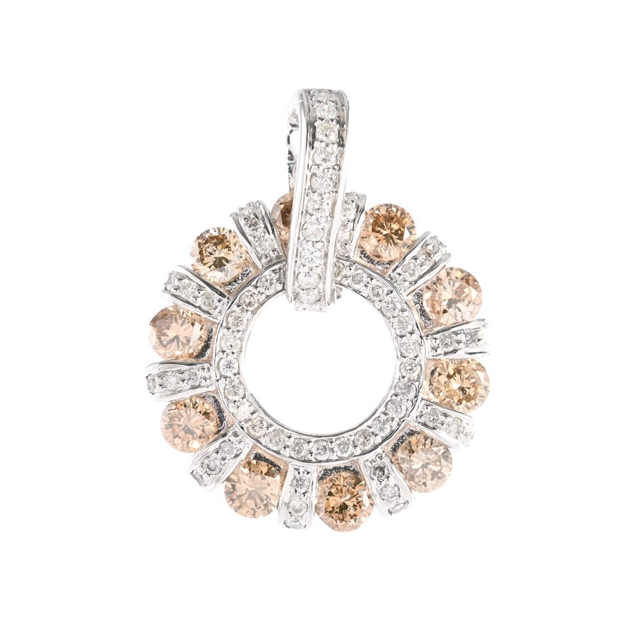 【中古A品】  ノンブランドジュエリー ダイヤ ペンダント   K18ホワイトゴールド 横浜関内店