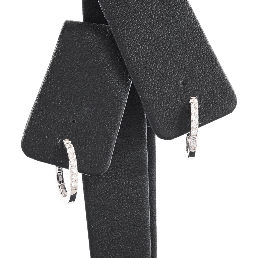 【中古A品】  ノンブランドジュエリー ダイヤ ピアス   K18ホワイトゴールド 横浜関内店